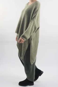 Kenn Shop -Kenn Shop made in italy hush super slant knit khaki2002.jpg