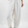 Made In Italy Lagenlook Classic Cocoon Pant Ecru