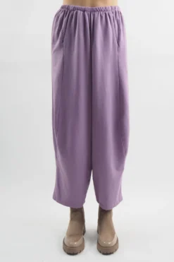 Made In Italy Lagenlook Classic Cocoon Pant Mauve