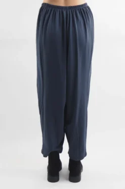 Made In Italy Lagenlook Classic Cocoon Pant Midnight -Kenn Shop made in italy lagenlook classic cocoon pant midnight 4.jpg