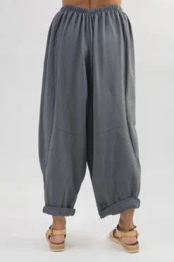 Made In Italy Lagenlook Classic Cocoon Pant Storm -Kenn Shop made in italy lagenlook classic cocoon pant storm 3.jpg