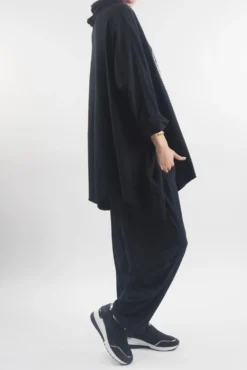 Made In Italy Queeni Star Skull Cuddie Top Black -Kenn Shop made in italy queeni star skull cowl top black02.jpg