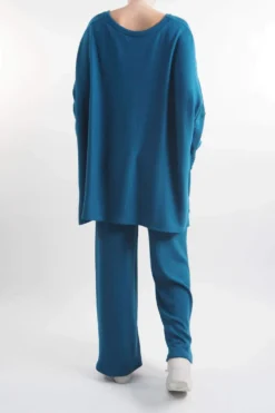 Made In Italy Chalet Pocketed Soft Knit Set Prussian -Kenn Shop made in italy slouch chalet pocketed set prussian 03.jpg