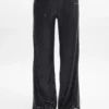 Made In Italy Trinny Shimmer Palazzo Trouser Black