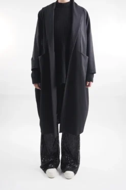 Made In Italy Trinny Shimmer Palazzo Trouser Black -Kenn Shop made in italy trinny shimmer palazzo trouser black 5.jpg