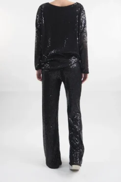 Made In Italy Trinny Shimmer Top Black / -Kenn Shop made in italy trinny shimmer top black 4.jpg