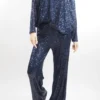 Made In Italy Trinny Shimmer Top Midnight